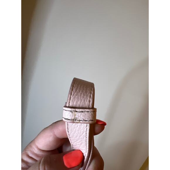 Marc Jacobs Peach Orange Pink Small Leather Mini Bucket/Shoulder Bag - Picture 9 of 16